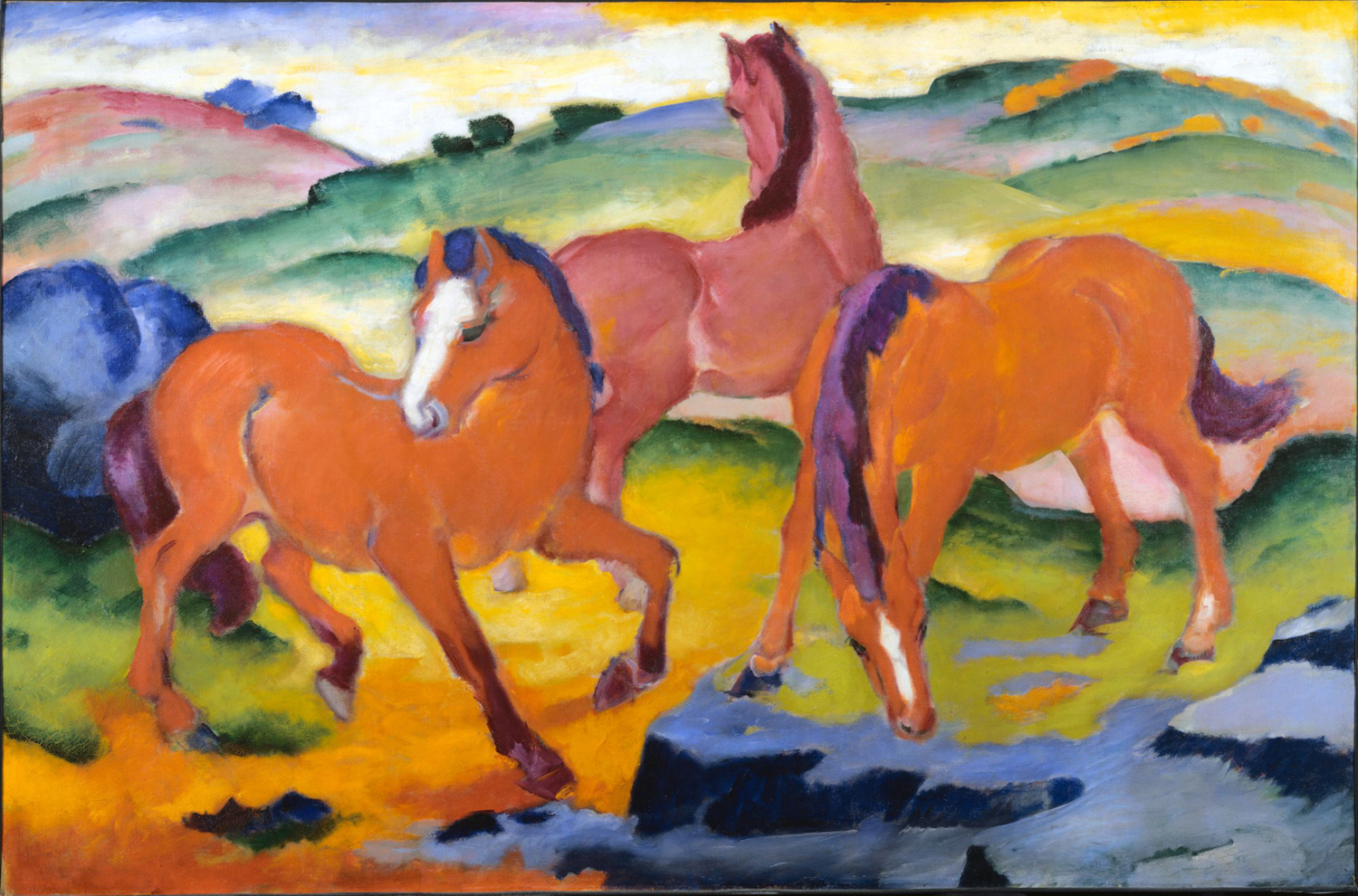 Grazing Horses IV,  1911