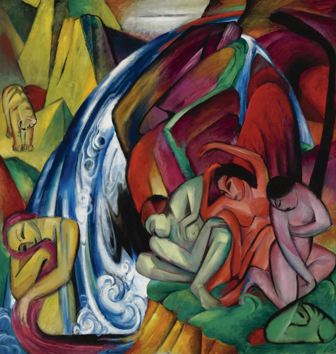 Woman Under a Waterfall, 1912