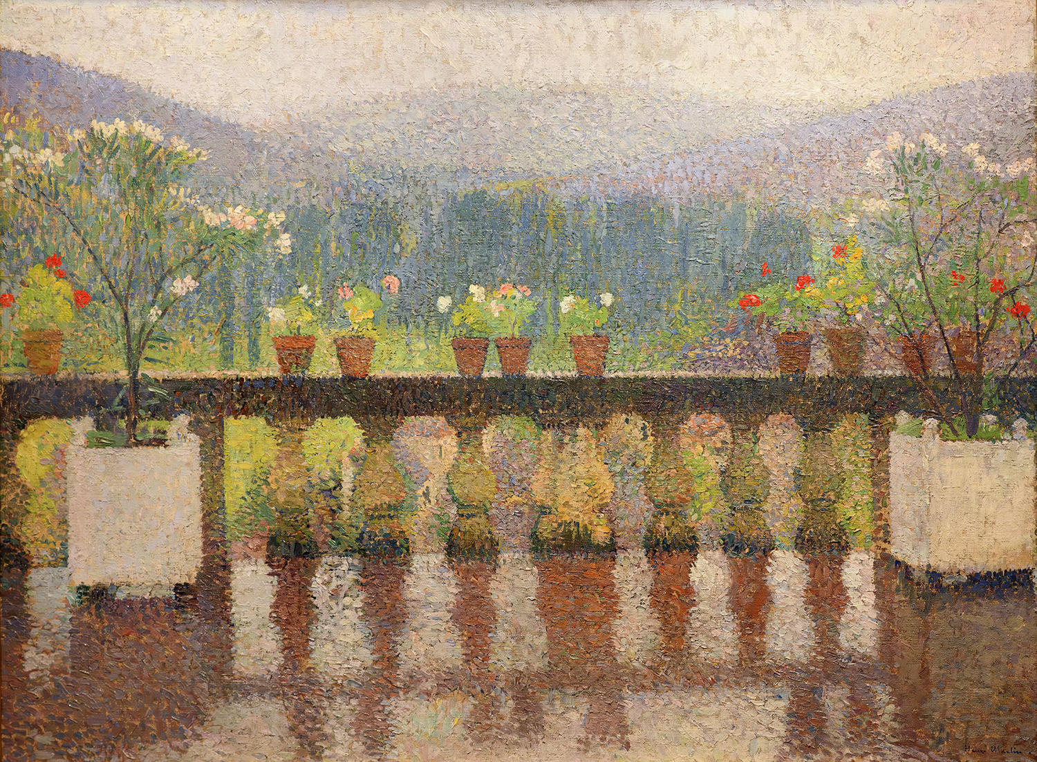 The Terrace at Marquayrol, Rainy Weather, c. 1920