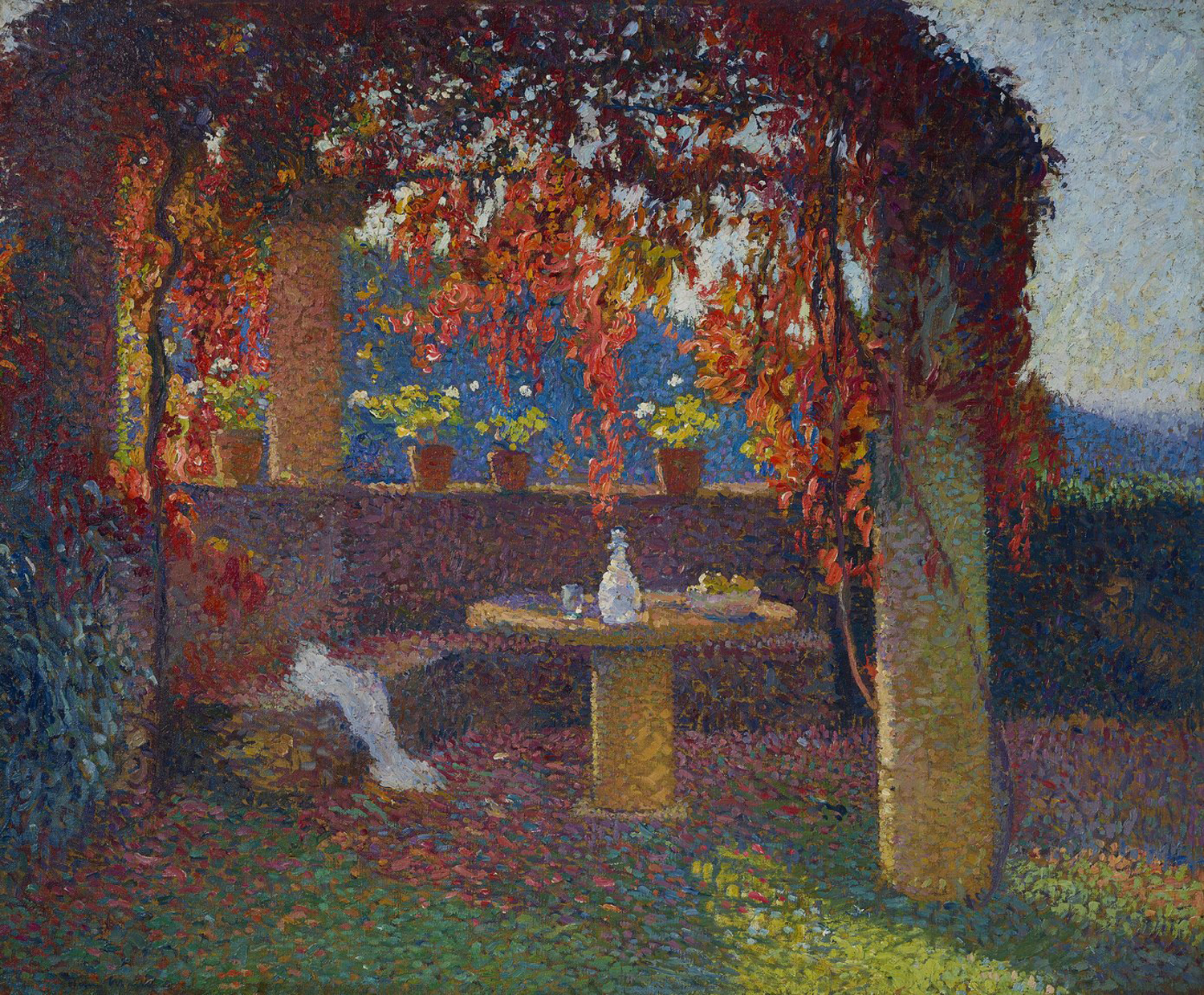 Pergola at Marquayrol Park, 1925