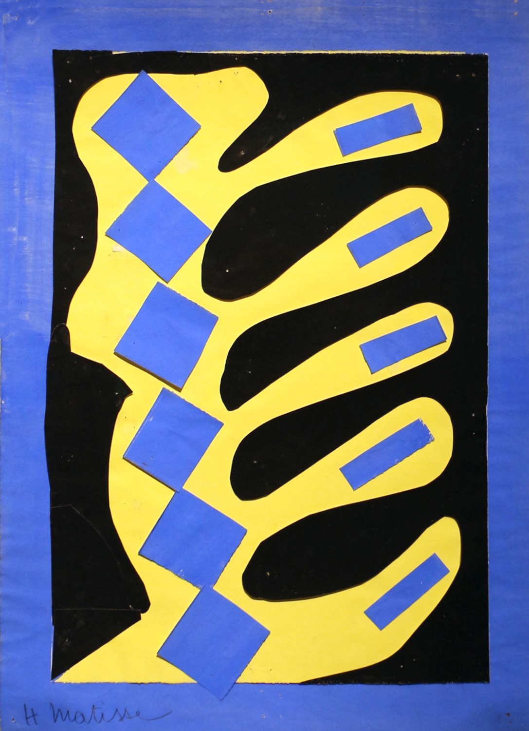 Composition in Yellow, Blue and Black, 1947