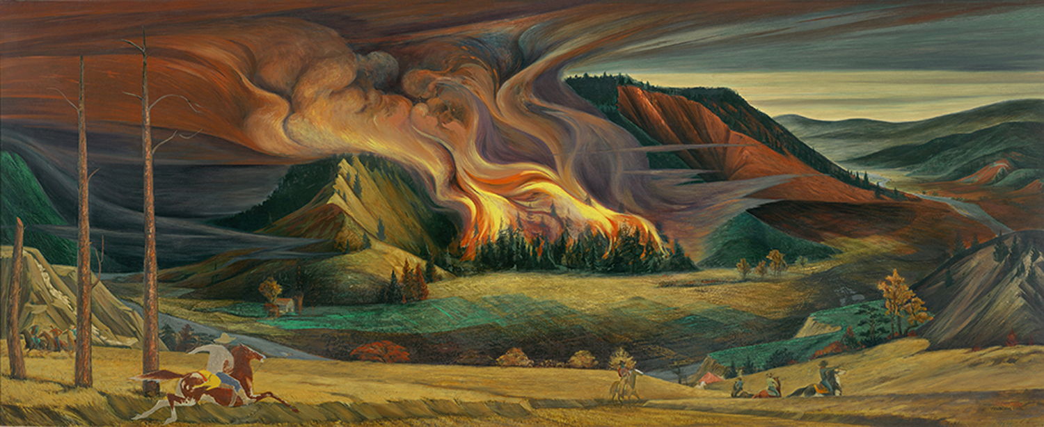 Forest Fire, c. 1940