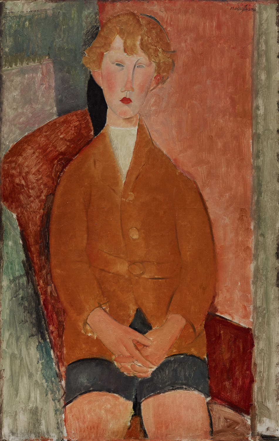 Boy in Short Pants, 1918