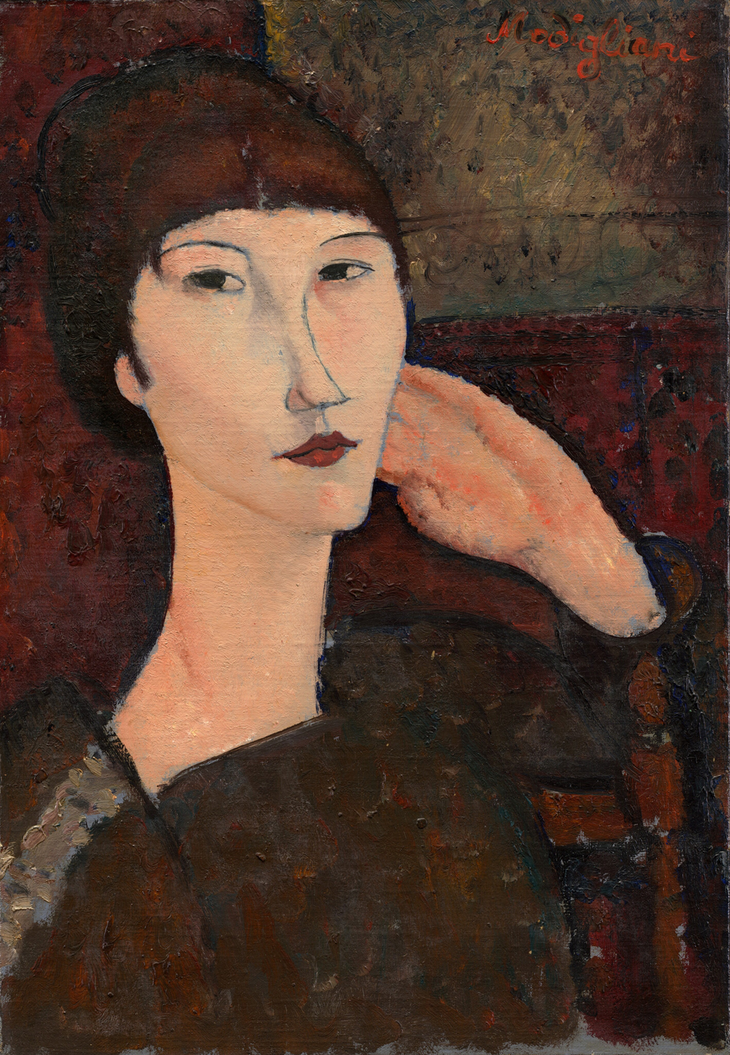 Adrienne (Woman with Bangs), 1917