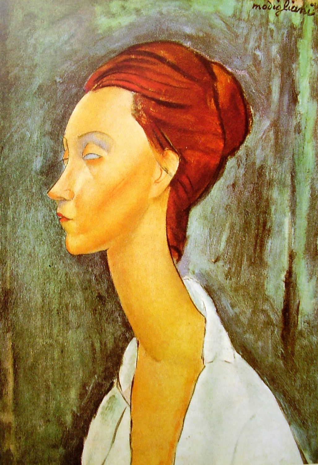 Portrait of Lunia Czechowska, 1919