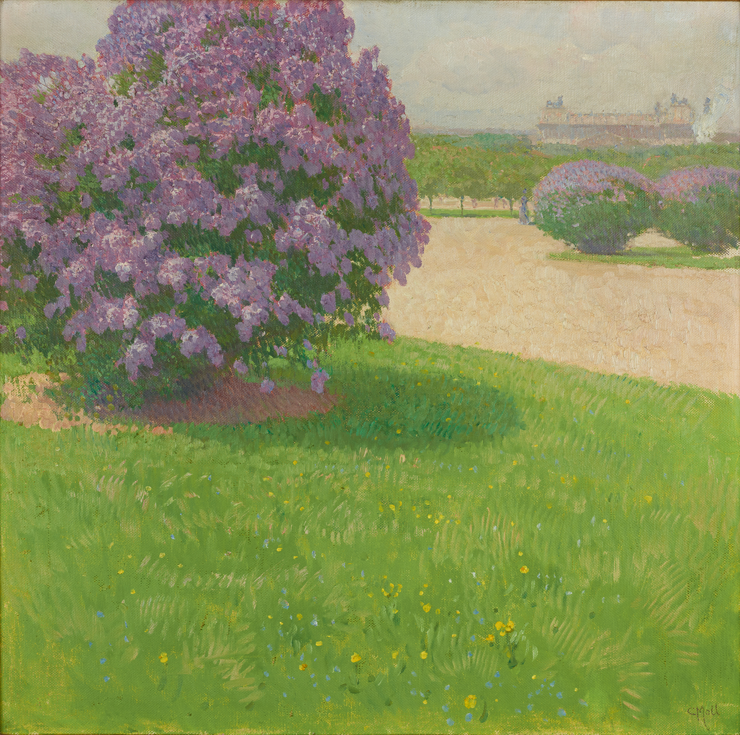 Heldenplatz with Lilacs, 1900