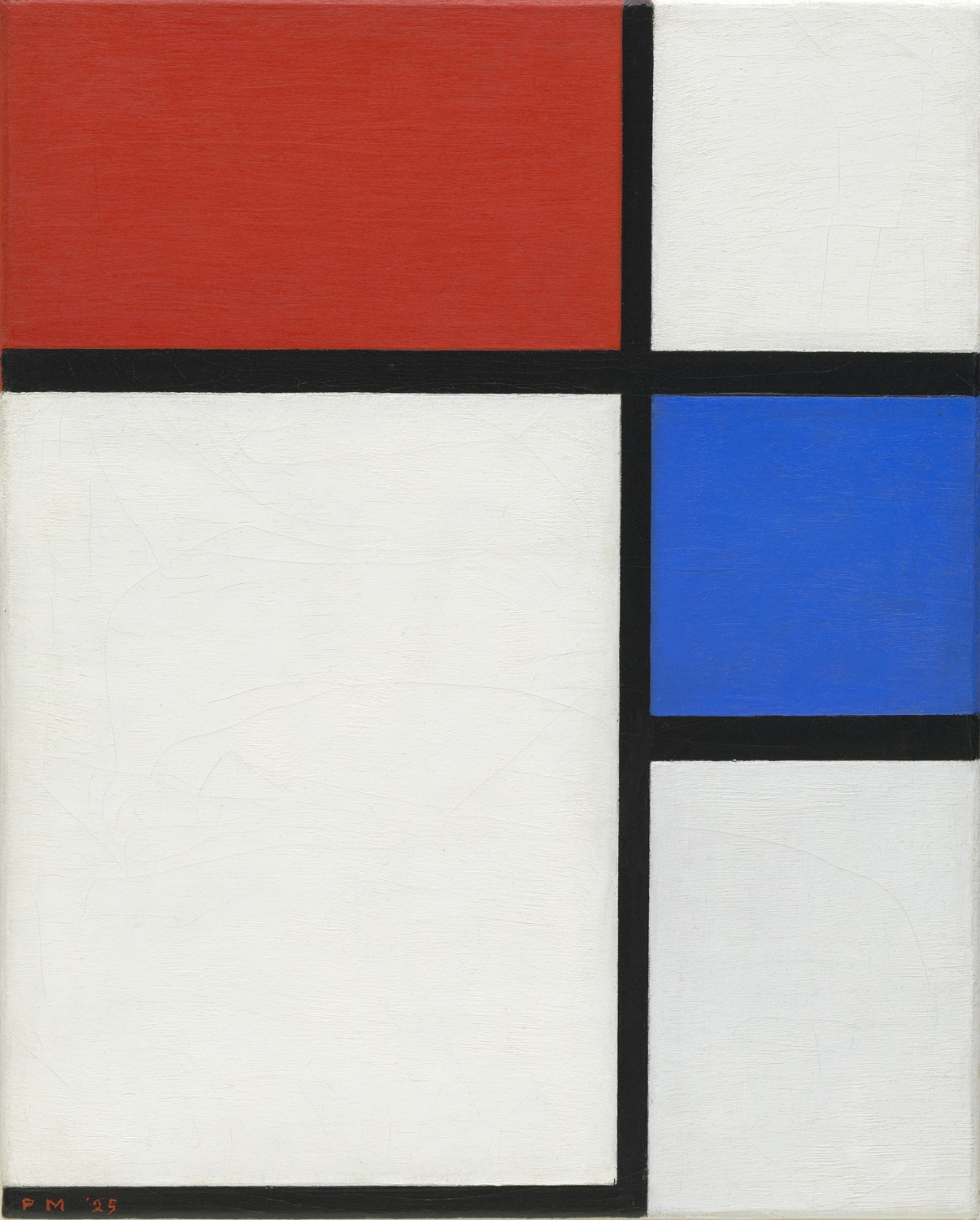 Composition No. II, Red and Blue, 1929