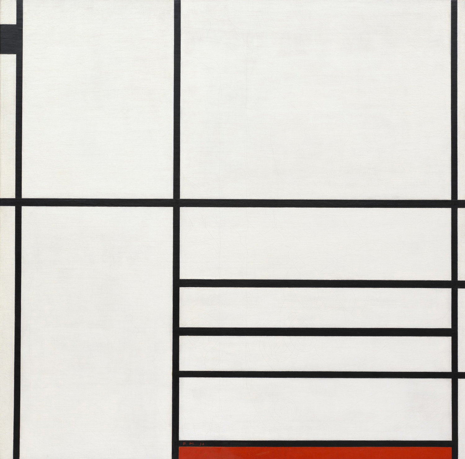 Composition in White, Black, and Red, Paris, 1936