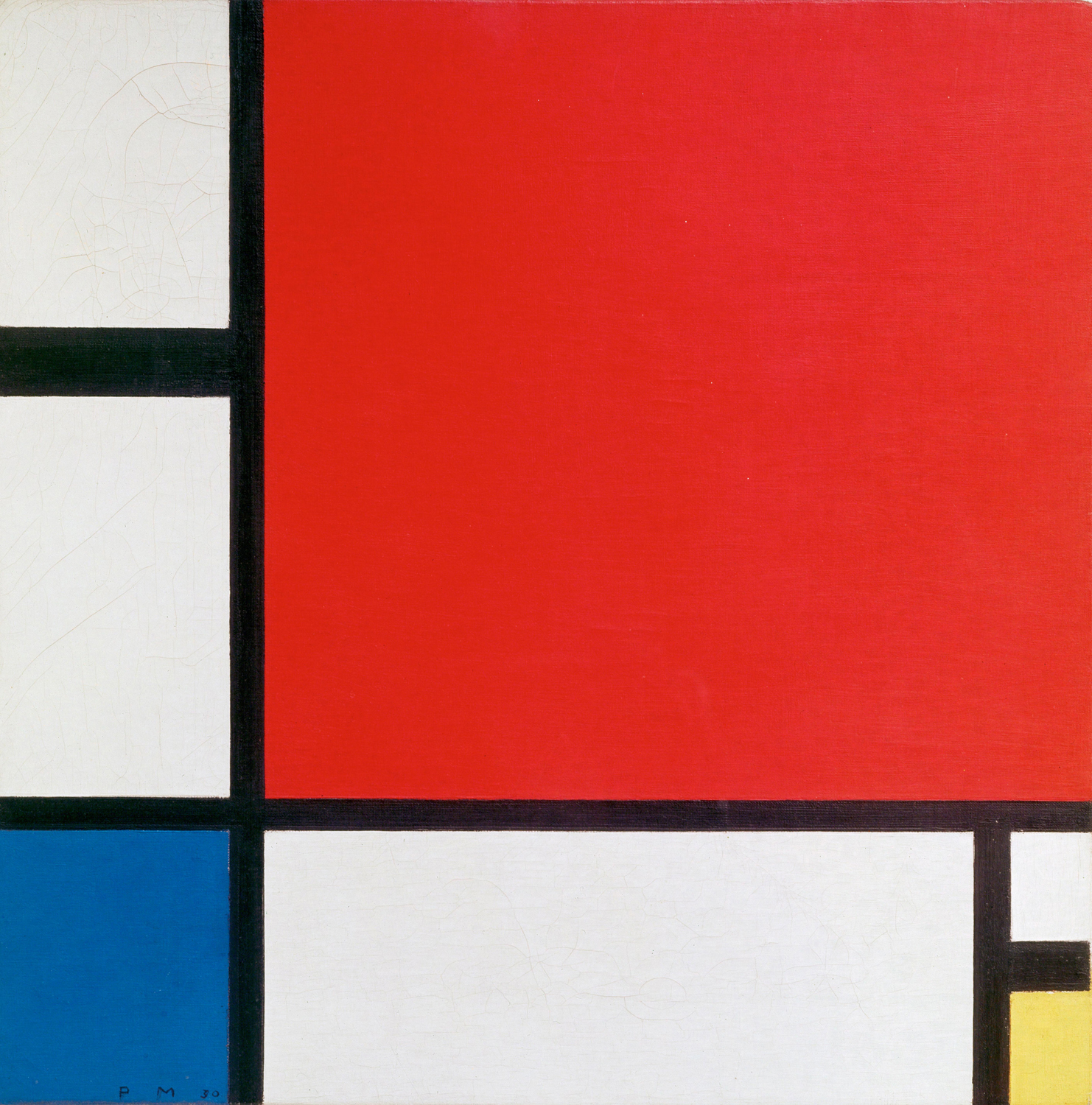 Composition II in Red, Blue, and Yellow, 1930