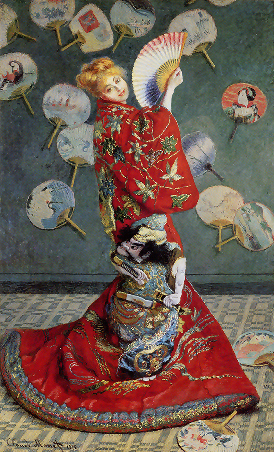 Madame Monet en Costume Japonais, 1875