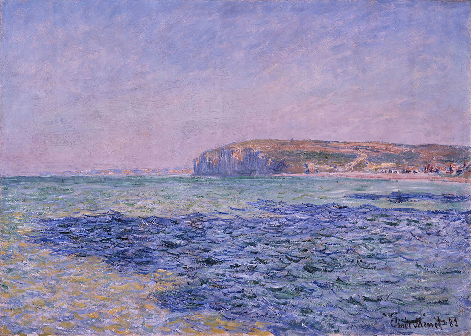 Shadows on the Sea - The Cliffs At Pourville, 1882