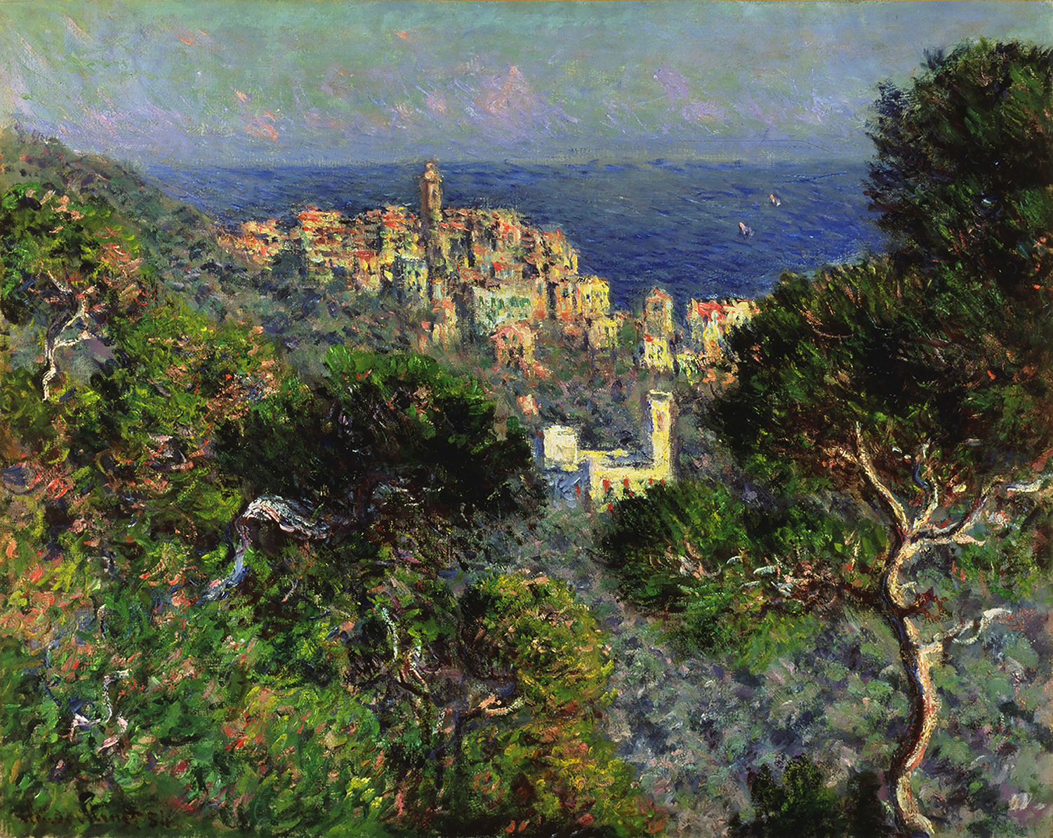 View of Bordighera, 1884
