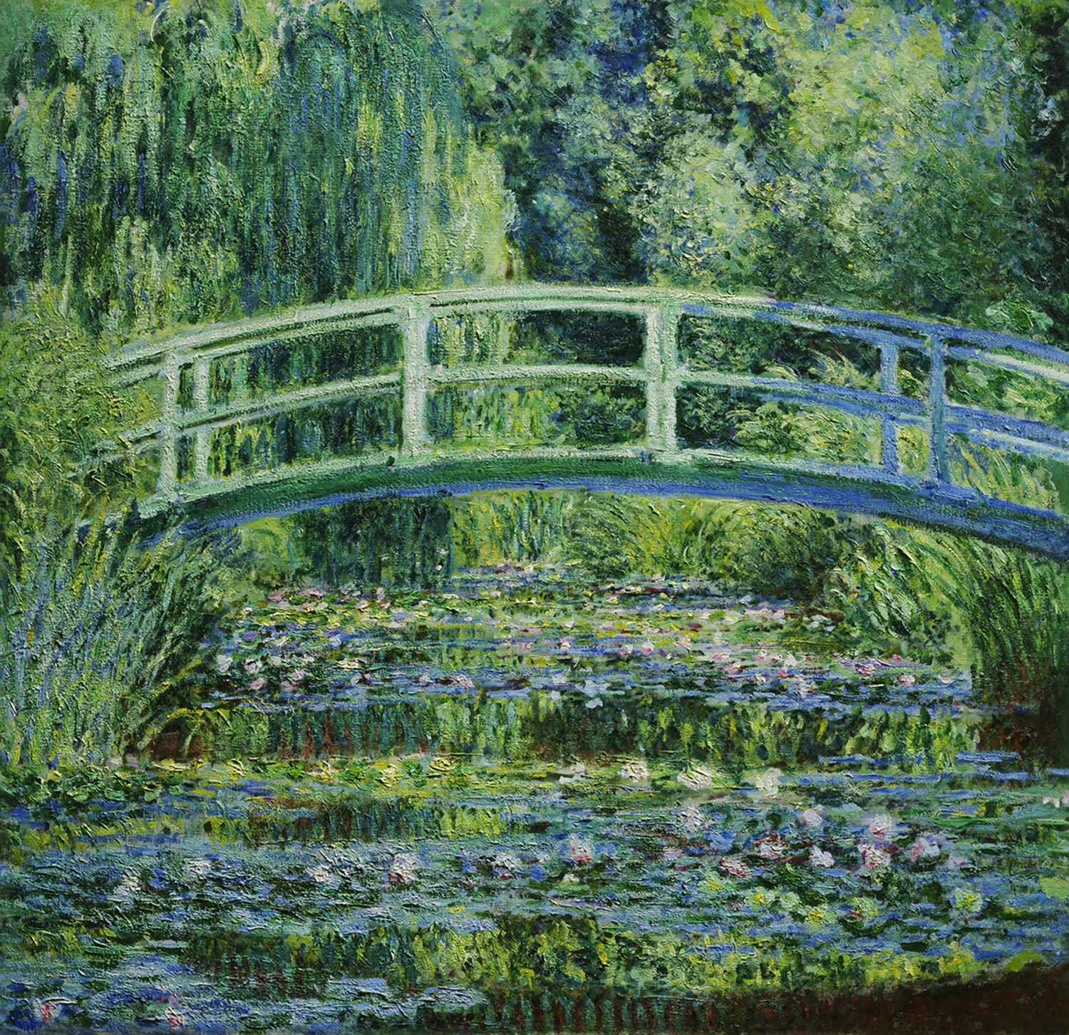 Water Lilies and Japanese Bridge, 1899