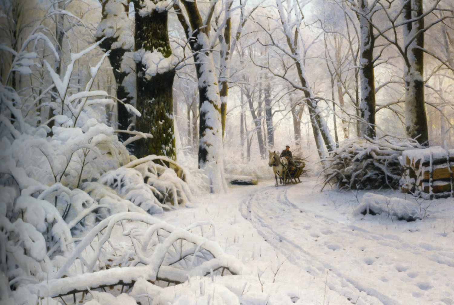 Wood in Snow
