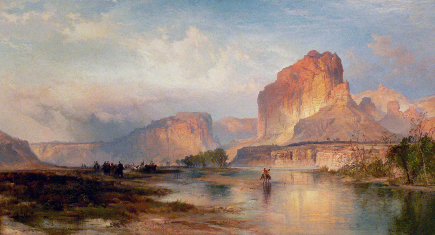 Cliffs of Green River, 1874