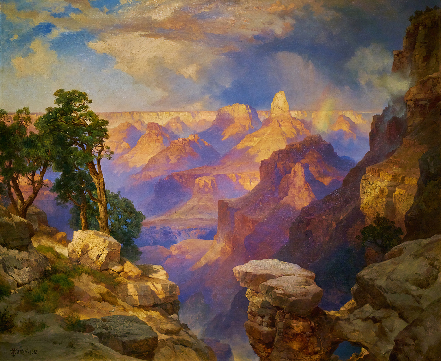 Grand Canyon with Rainbow, 1912