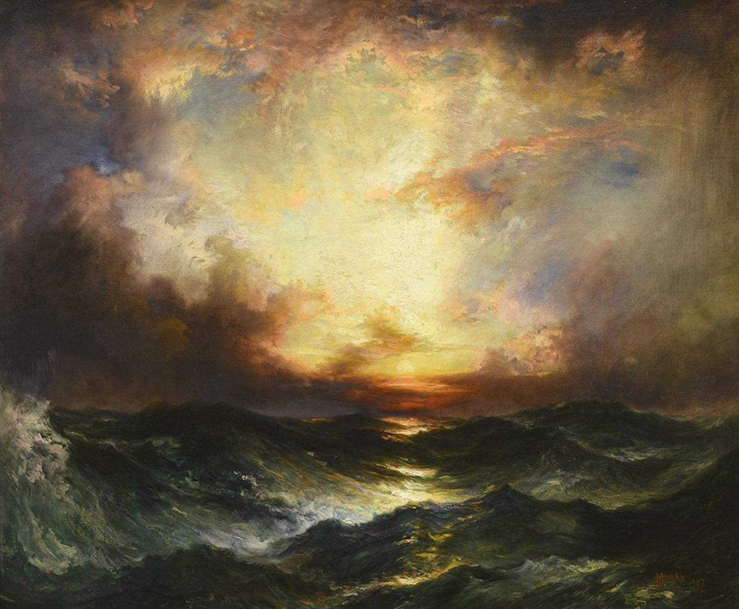 Sunrise at Mid-Ocean, 1907