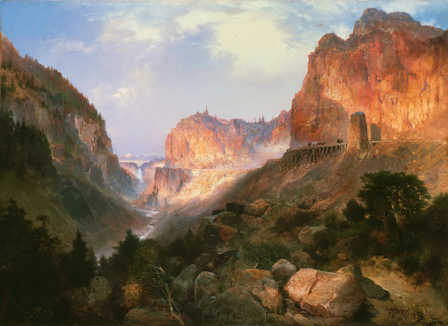 Golden Gate, Yellowstone National Park, 1893