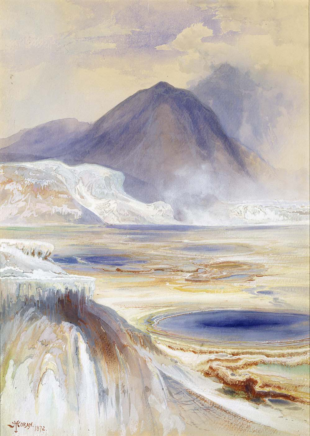 Mammoth Hot Springs, Yellowstone, 1872