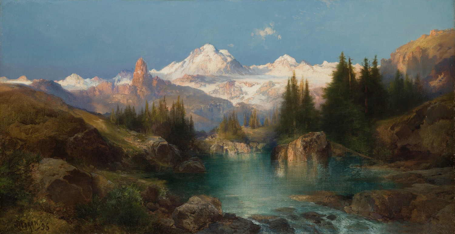 A Snowy Mountain Range (Path of Souls, Idaho), 1896