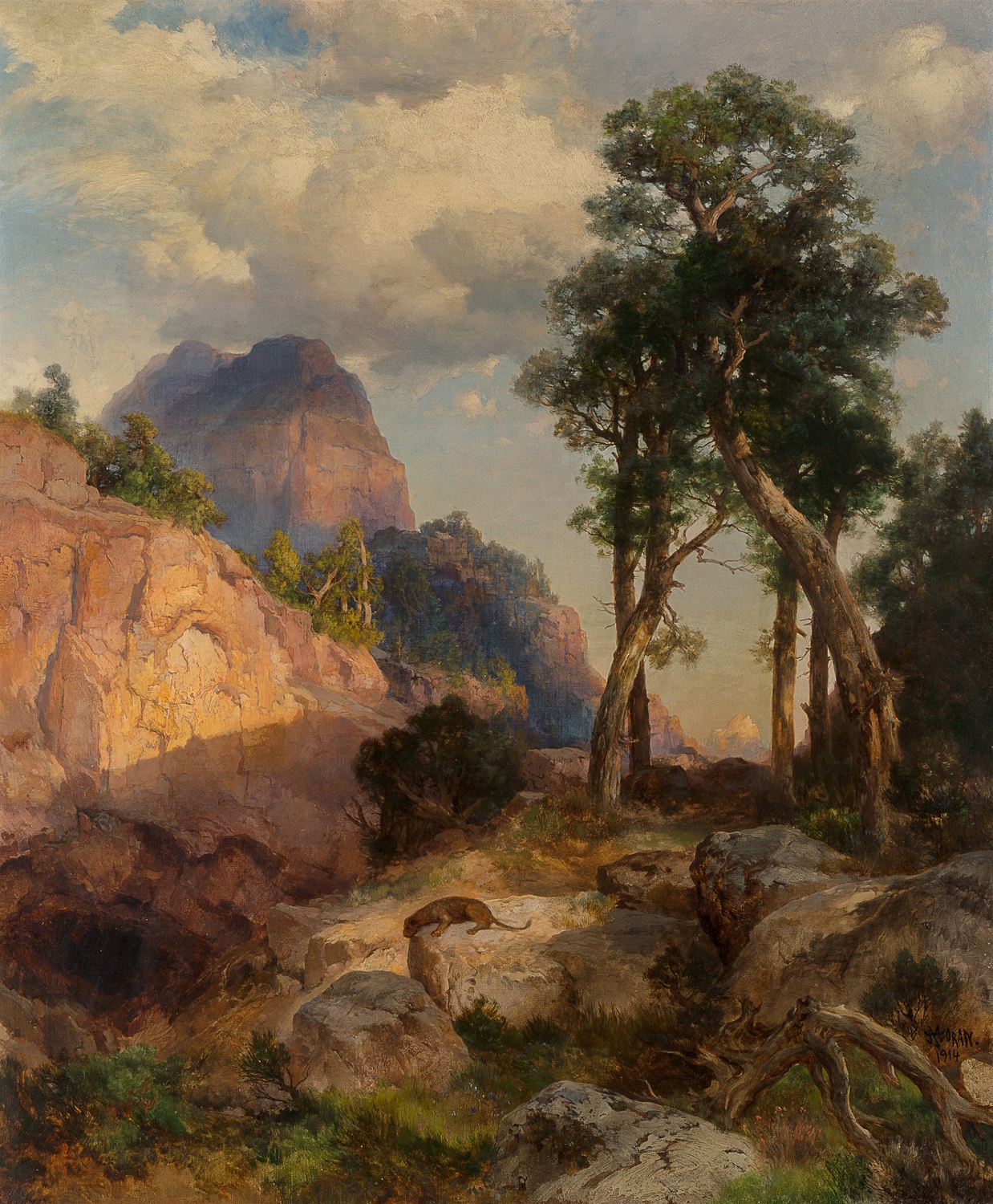 Mountain Lion in the Grand Canyon, 1814