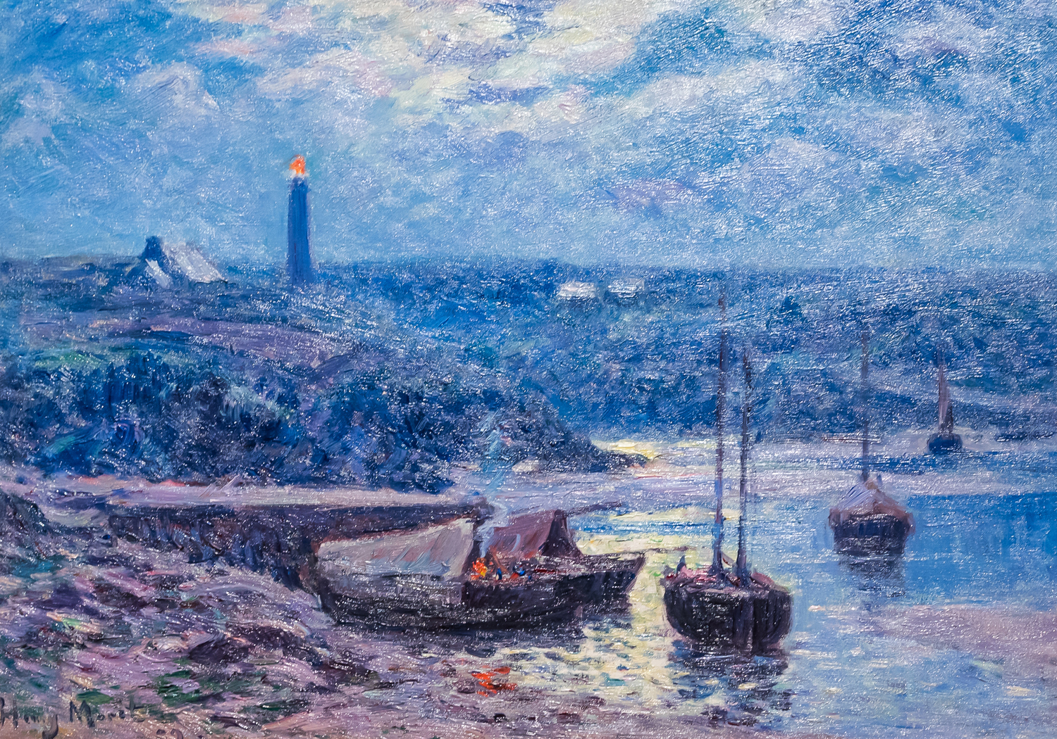 Nightime at Doelan, 1909
