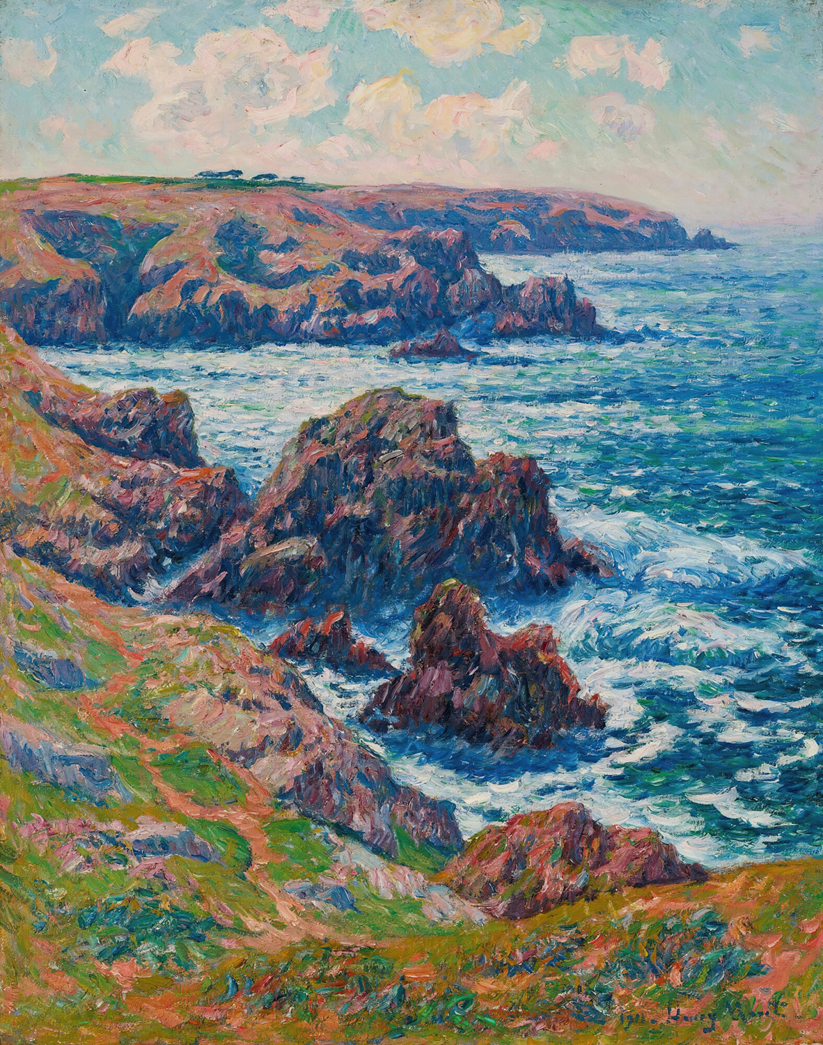 La Terre De Cleden, Point de Raz, Finistere, 1911