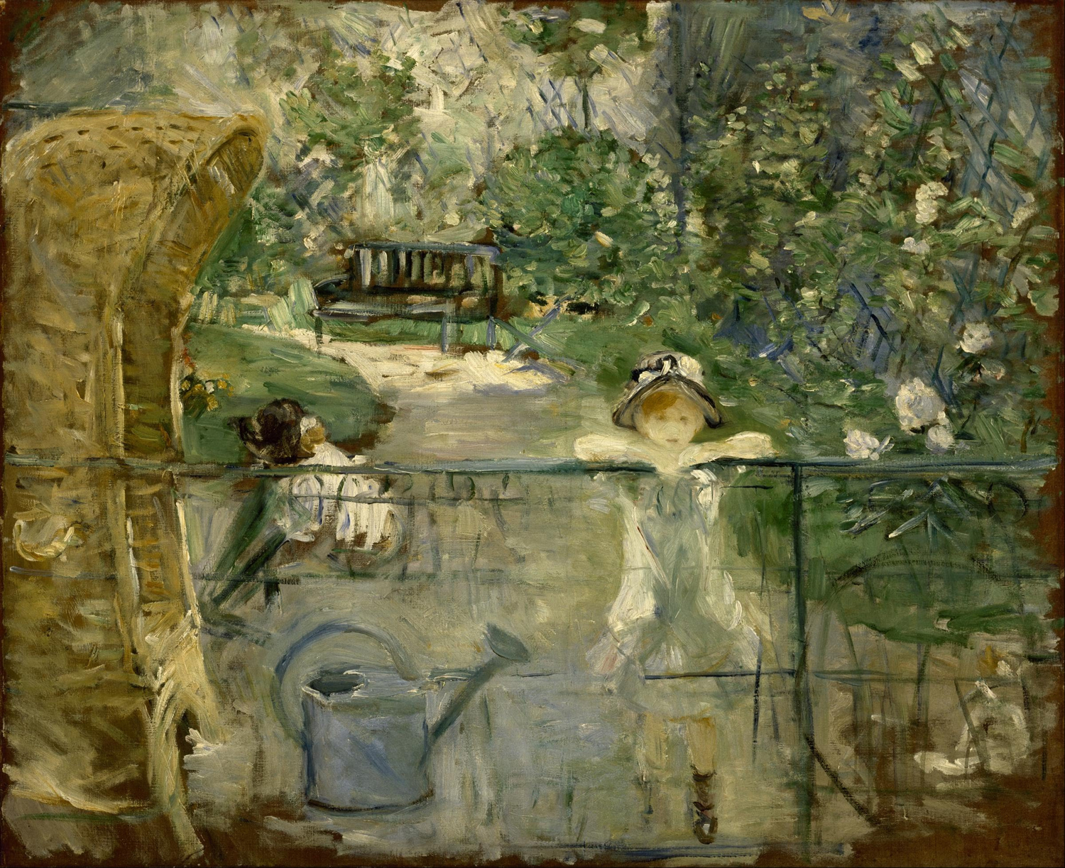 Little Girls in the Garden (also known as The Basket), 1885