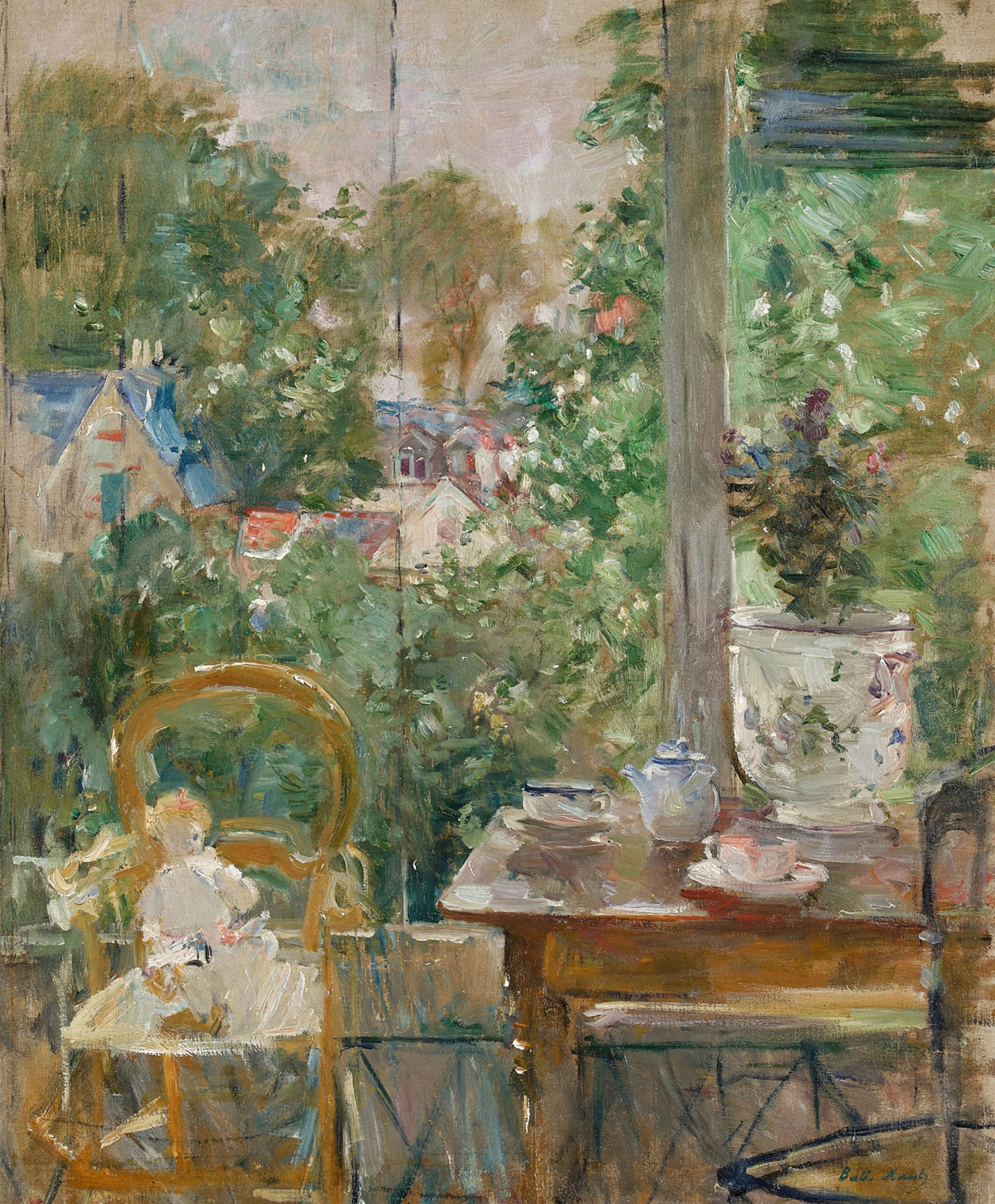 A Doll on the Veranda, 1884