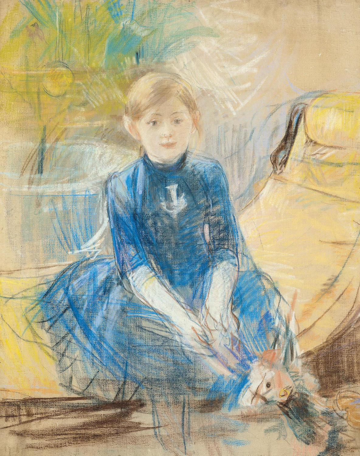 Young Girl in a Blue Sweater, 1886