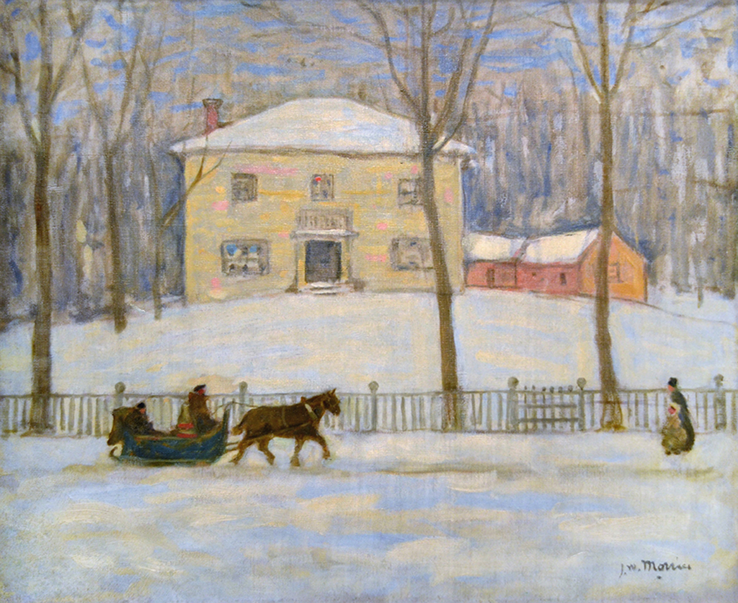 La Vieille Maison Holton a Montreal (The Old Holton House in Montreal), c. 1908-09