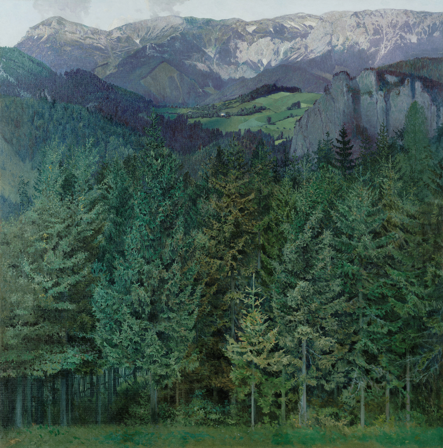 View of Rax Mountain, 1907