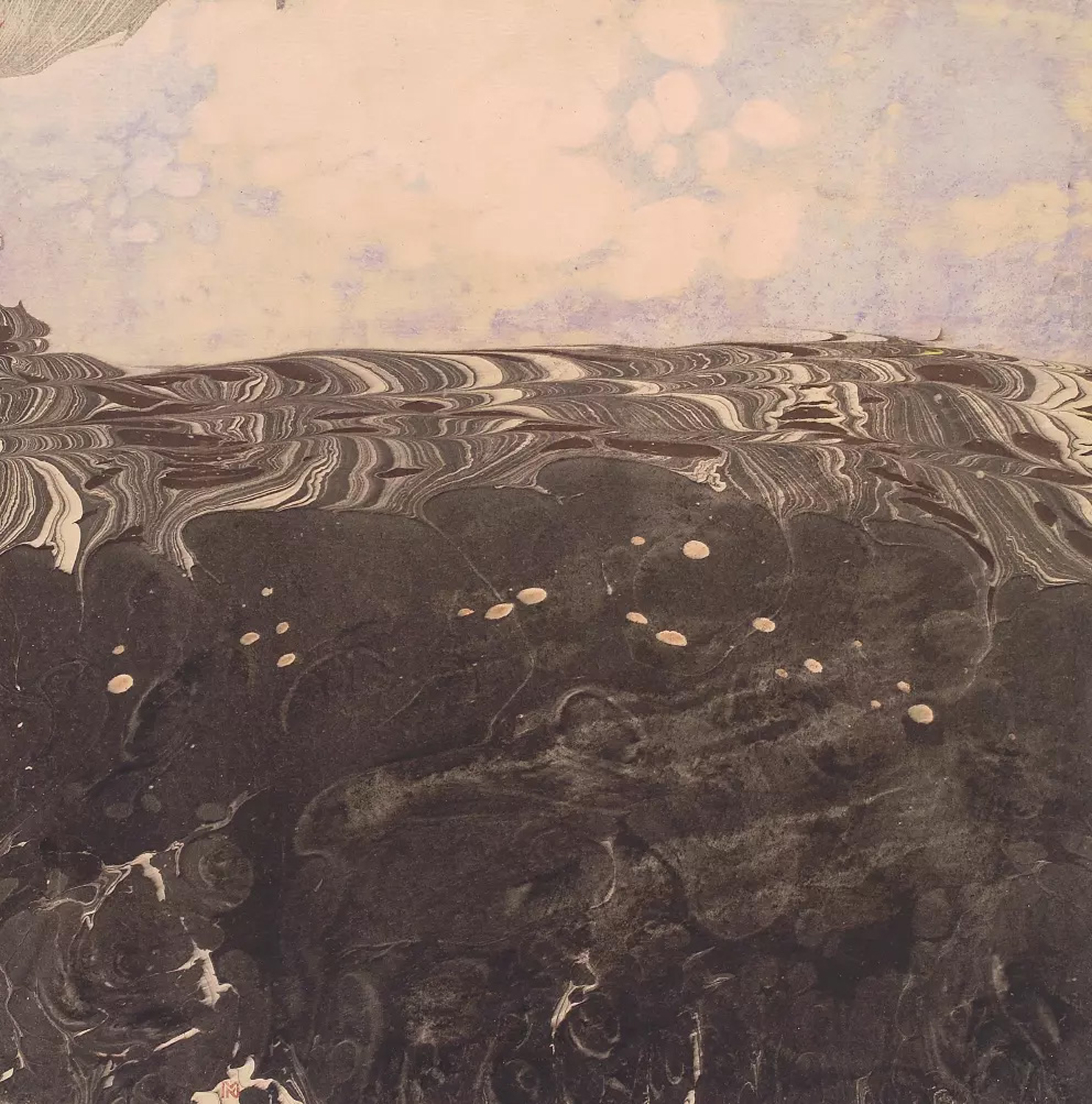 Landscape in Black with Cloudy Sky, c. 1904