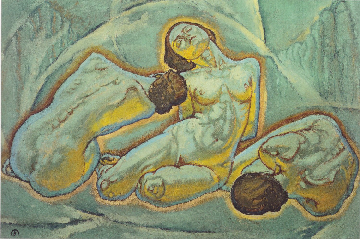 Three Crouching Women, c. 1914
