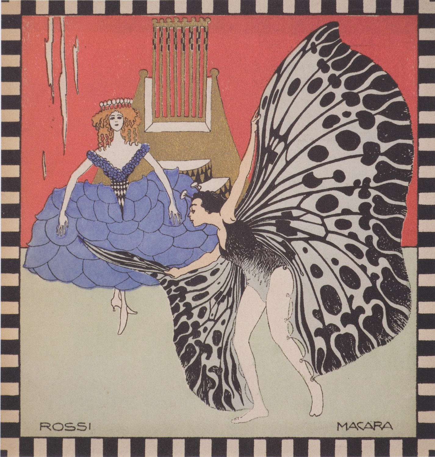 The Dancers Elfriede Rossi and Miss Macara, 1909