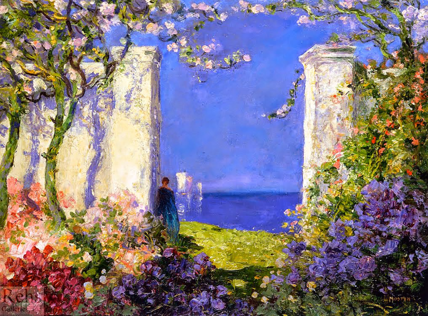 Garden Overlooking the Sea, c. 1900-30