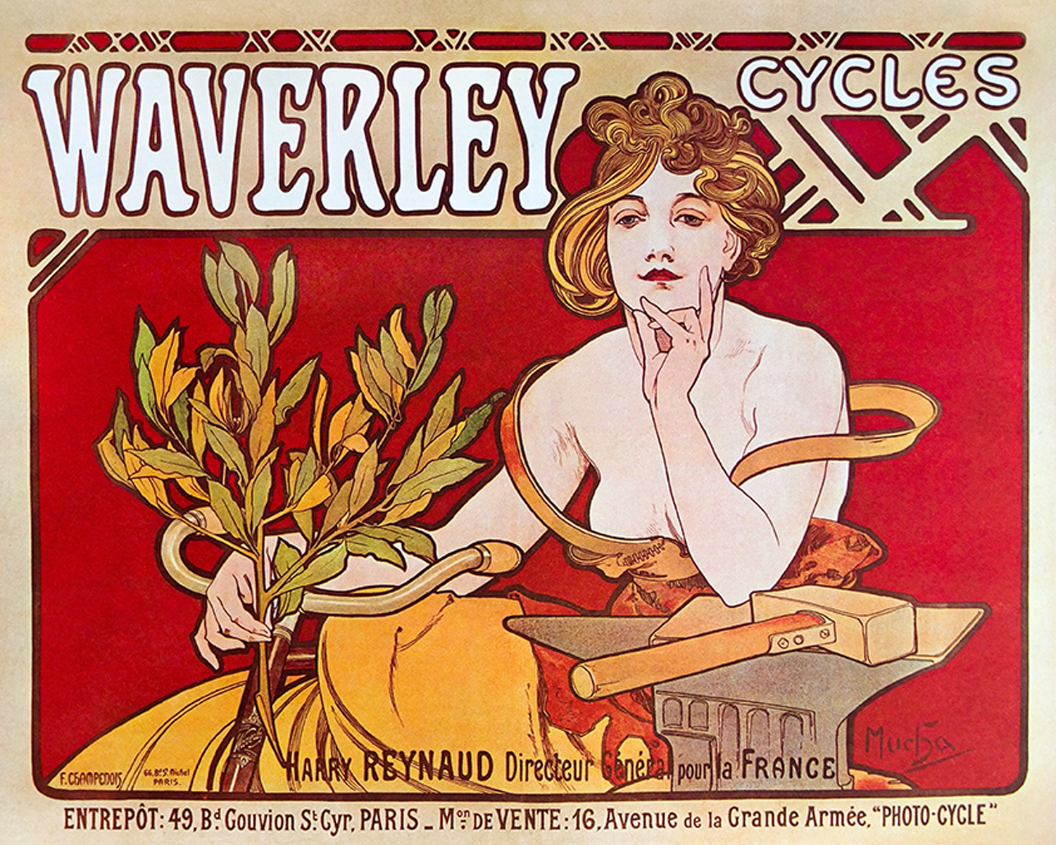 Cycles Waverley, Paris, 1898