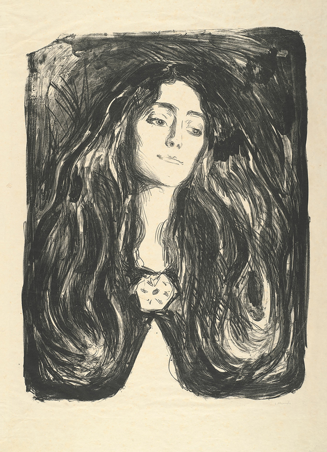 The Brooch, Eva Mudocci, 1903