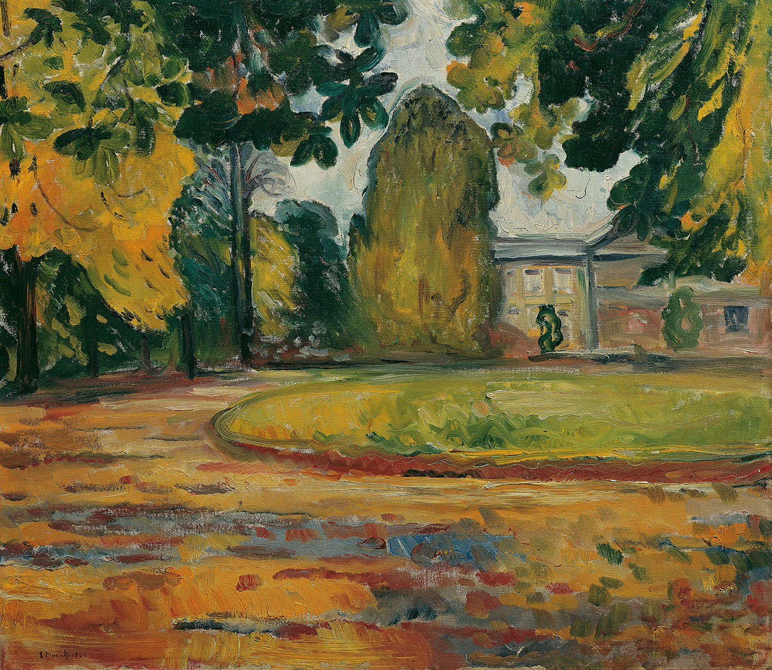 Park in Kosen, 1906