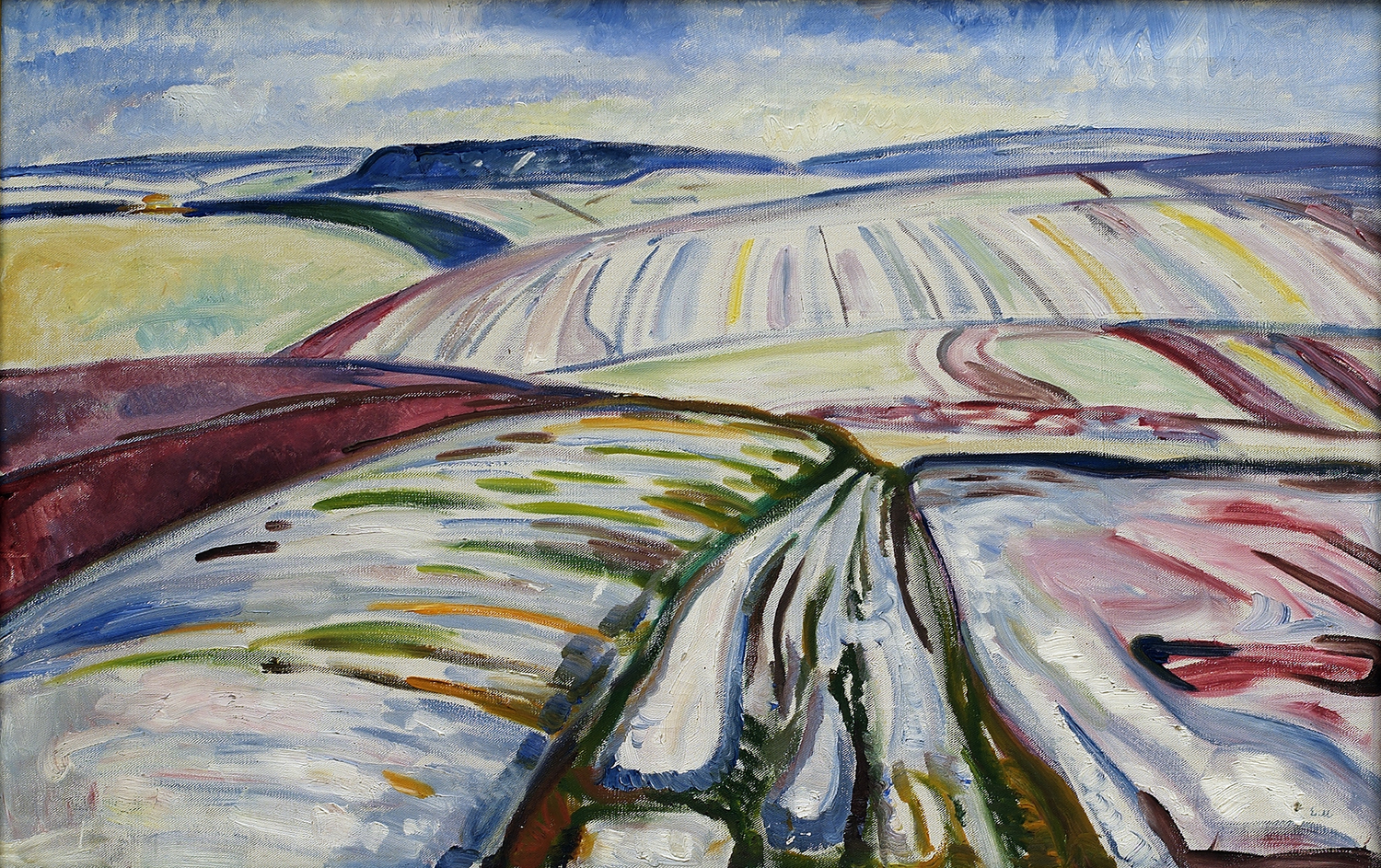 Field in Snow, 1907