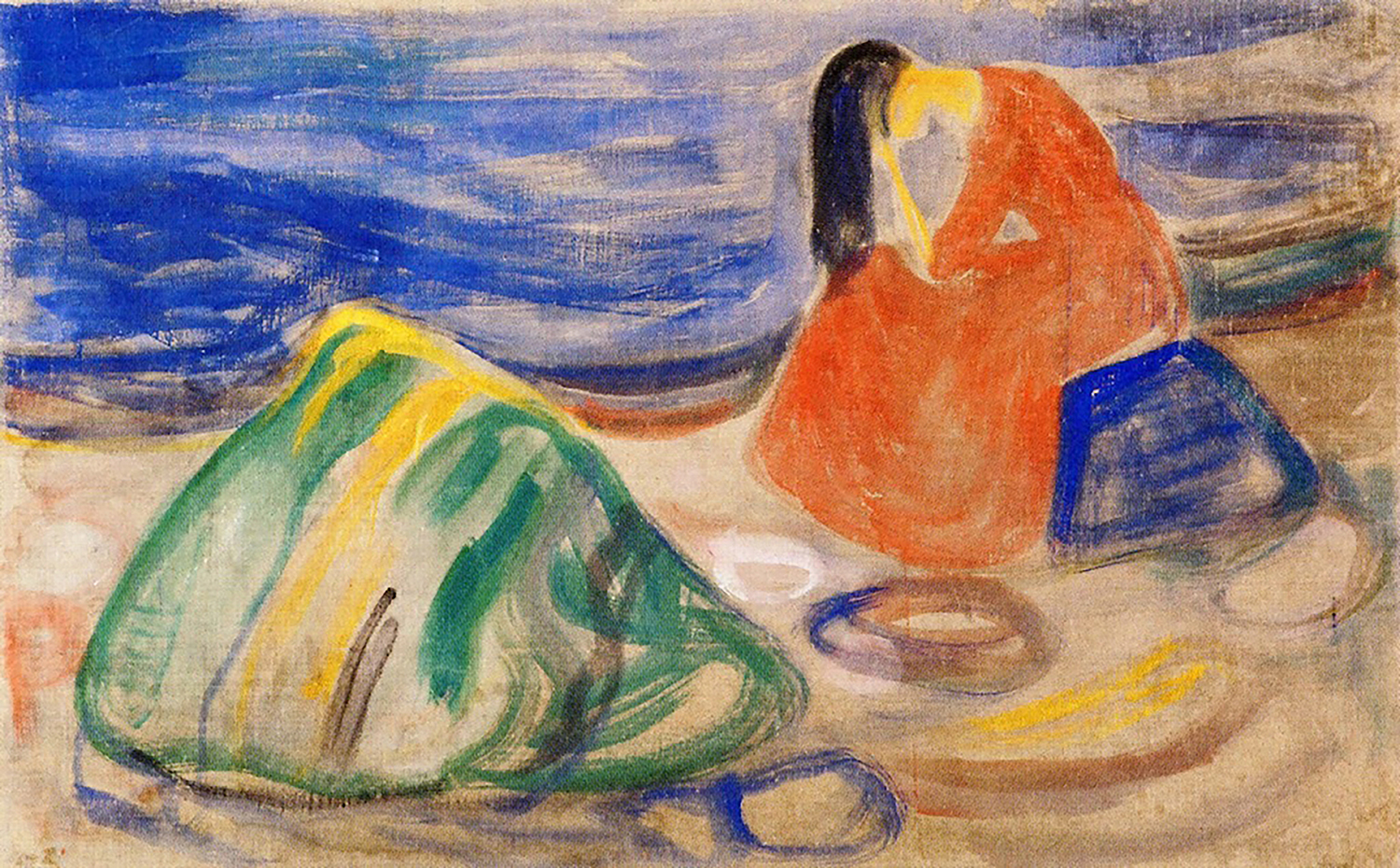 Melancholy (Weeping Woman on the Beach), 1906