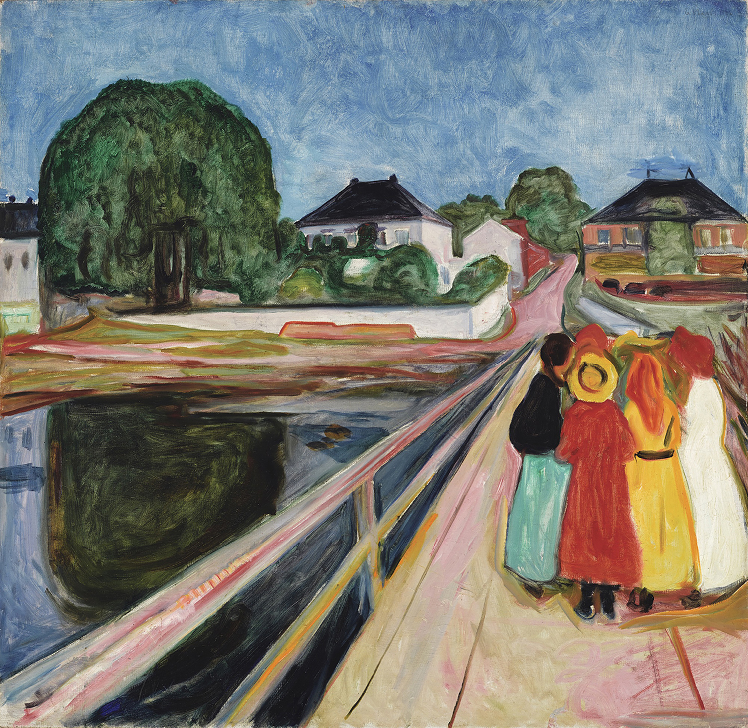 Girls On the Bridge, 1902