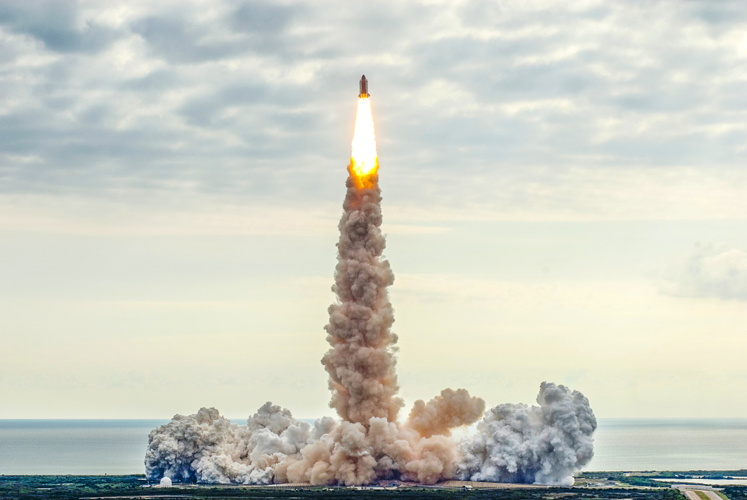 Space Shuttle Endeavour Lifts off from Launch Pad 39A at NASA's Kennedy Space Center in Florida, 2007