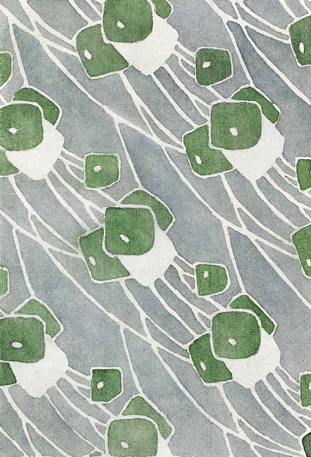 Green Geometric, 1915