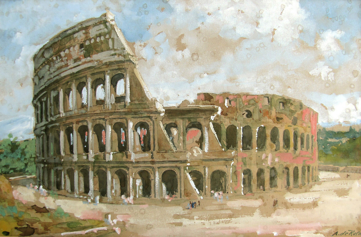 Colosseum, 1900