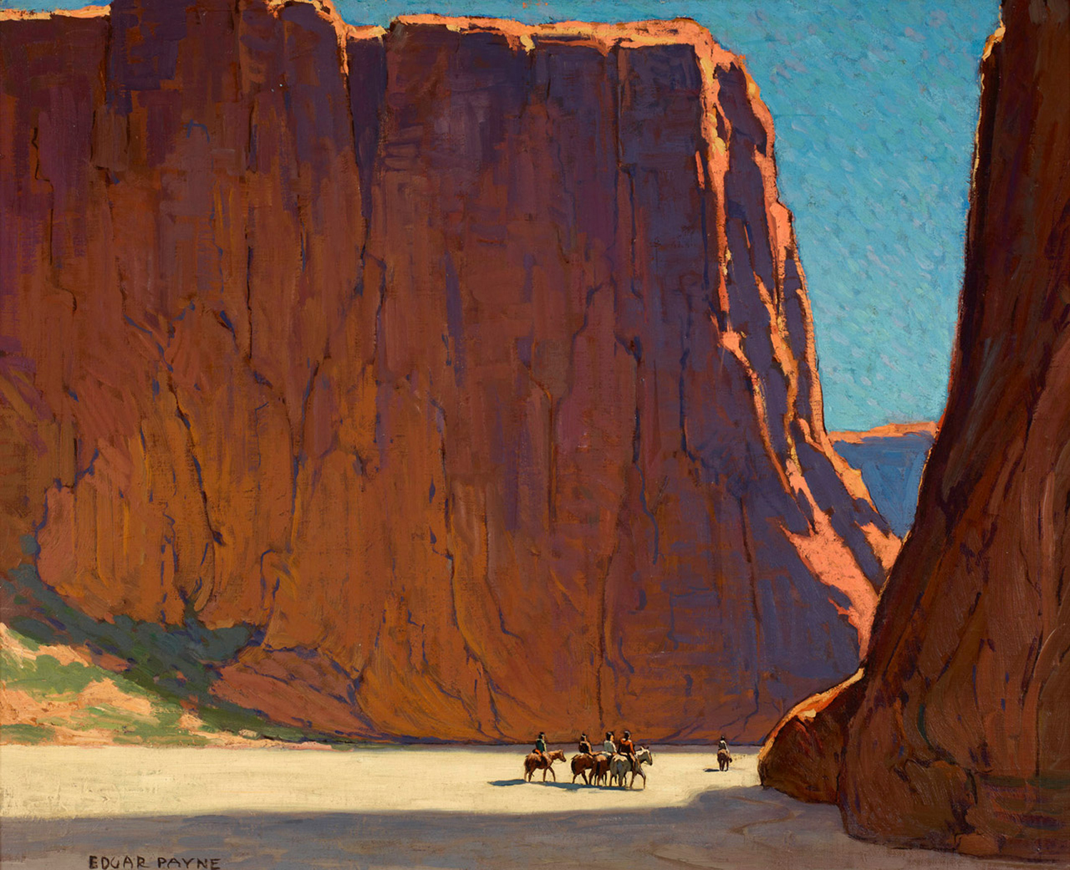 Sunset, Canyon de Chelly. 1916