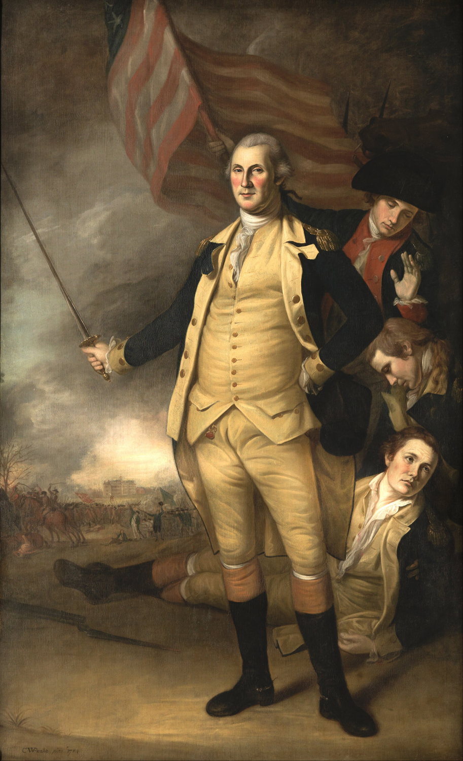 George Washington at the Battle of Princeton, 1779