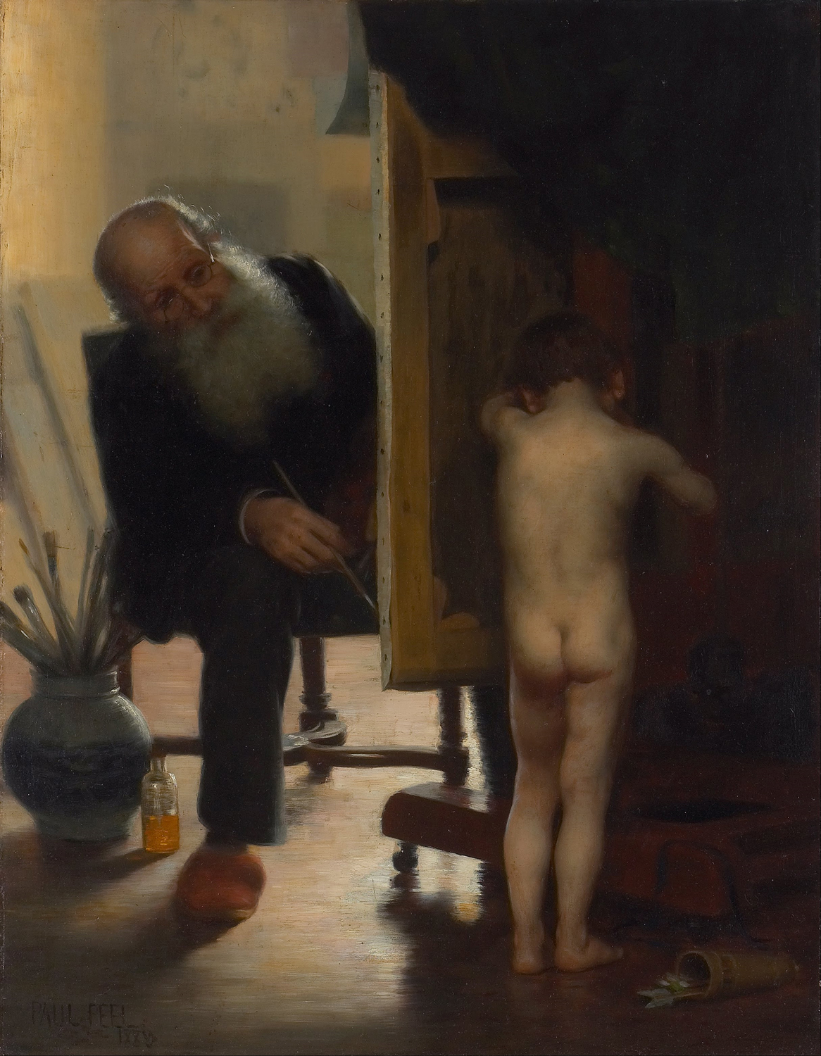 The Tired Model, 1889