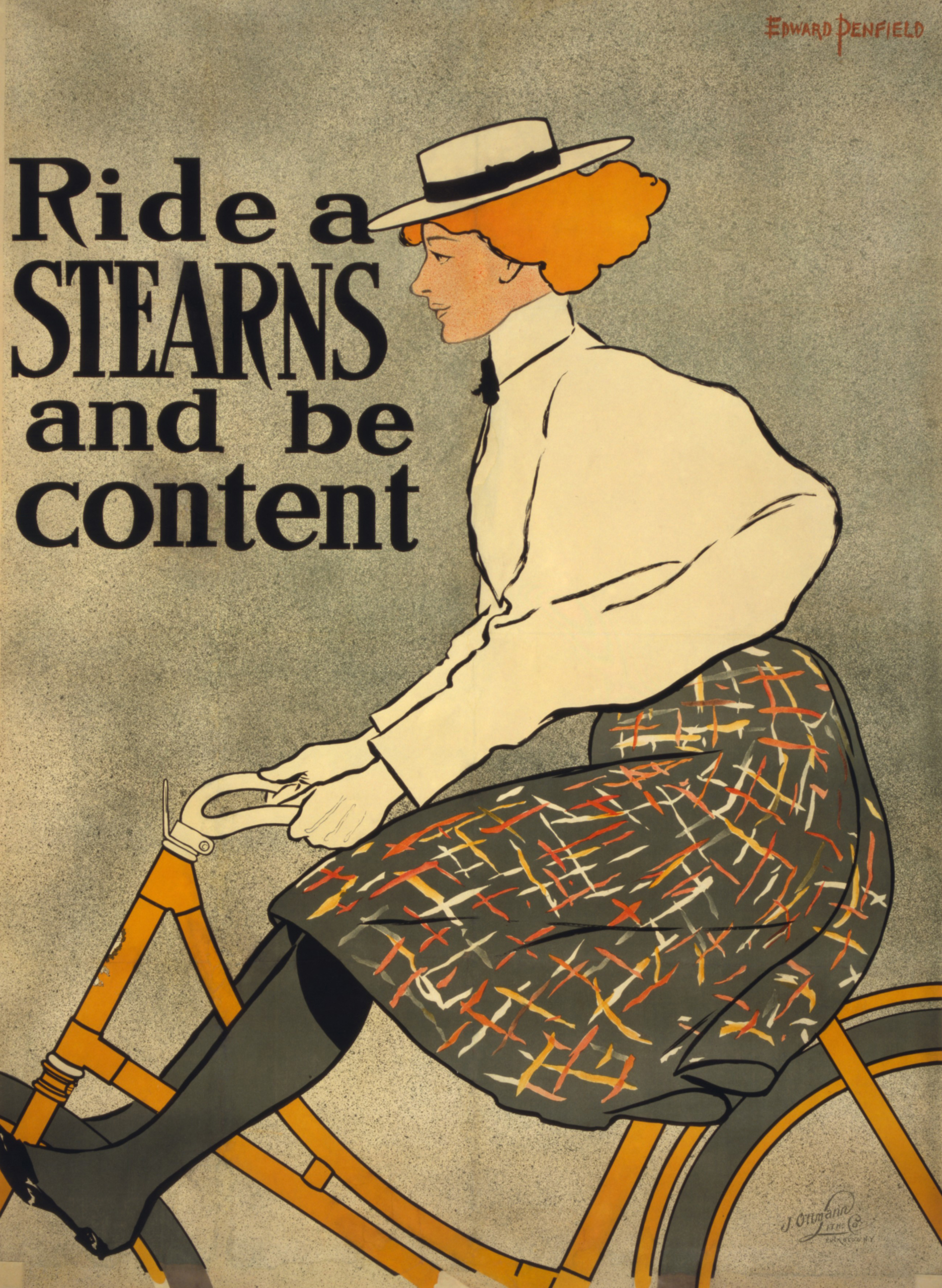 Ride a Stearns and Be Content, 1896