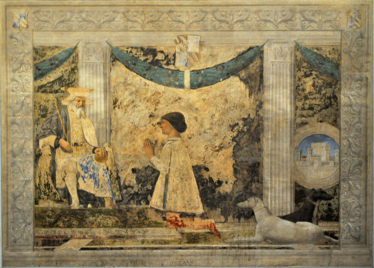 Sigismondo Pandolfo Malatesta before Saint Sigismund, 1451